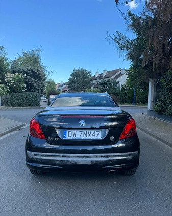 Peugeot 207 CC cena 17899 przebieg: 161130, rok produkcji 2008 z Wrocław małe 121
